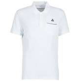 Le Coq Sportif Partido Ss Blanc - Polos Manches Courtes Homme Vendre France